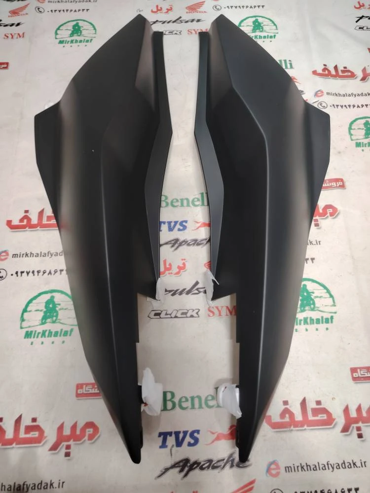 قاب (کاور فلاپ) دمی گیتاری طرح واریو 160 مشکی مات (جفتی)