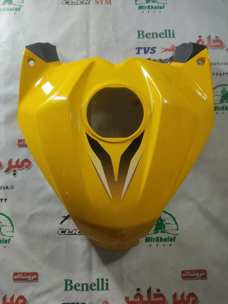 قاب (کاور فلاپ) روی وسط باک موتور پالس rs ار اس زرد اصلی