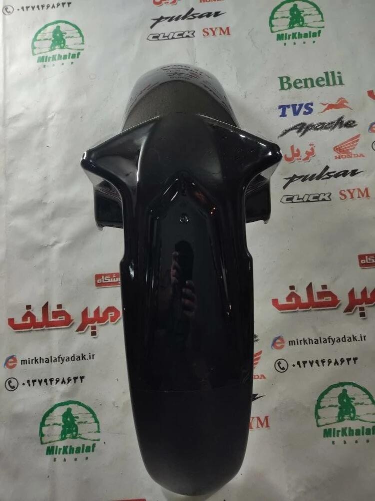 قاب (کاور فلاپ) گلگیر جلو موتور دلتا 160 (مشکی)