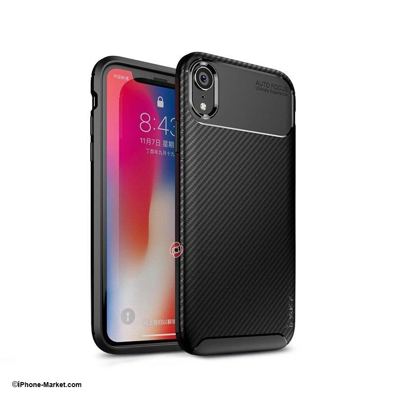 قاب کربنی TPU آیفون XR برند iPaky