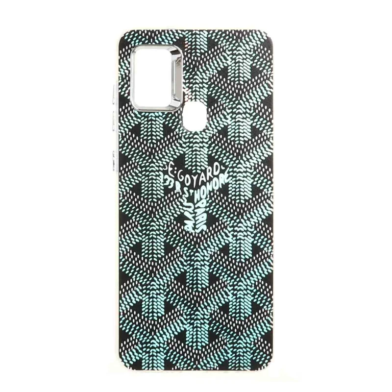 قاب کروم پشت سخت محافظ لنز متال Samsung Galaxy A21s - مشکی