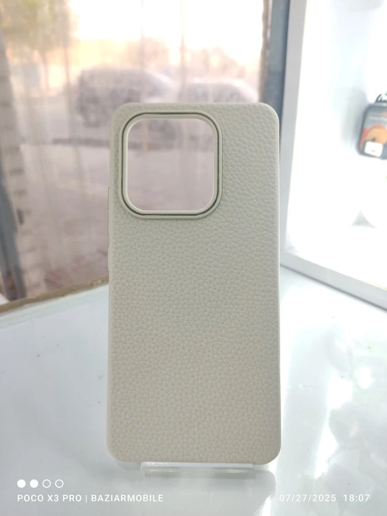 قاب کروکودیل بدون مگ سیف گوشی Redmi Note 14 4g رنگ سفید