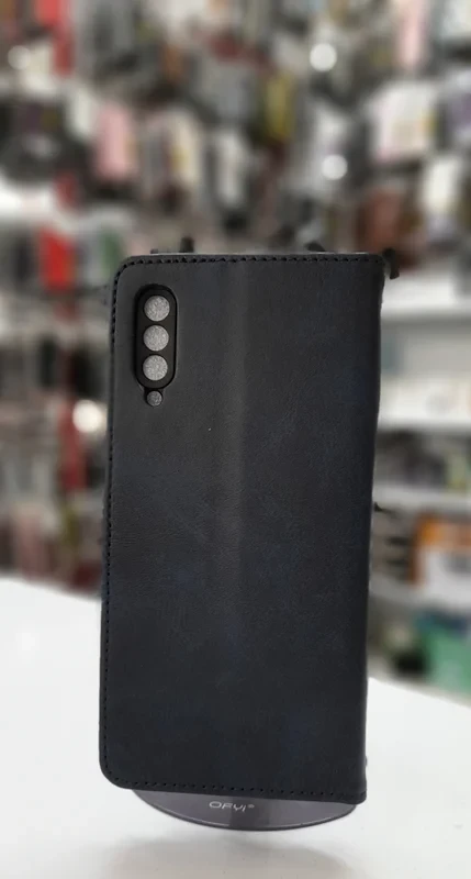قاب کیفی مگنتی جاکارتی دار سرمه ای /A50S/A30S/Samsung galaxy a50