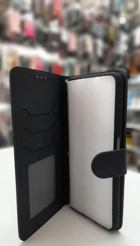 قاب کیفی مگنتی جاکارتی دار سرمه ای xiaomi redmi 9T