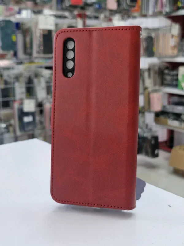 قاب کیفی مگنتی جاکارتی دار قرمز Huawei y9 prime 2019