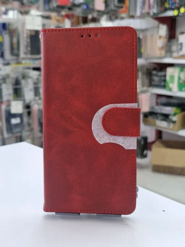 قاب کیفی مگنتی جاکارتی دار قرمز Samsung J710