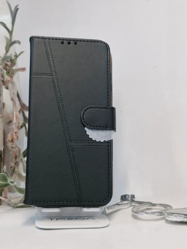 قاب کیفی مگنتی جاکارتی دار مشکی realme c67