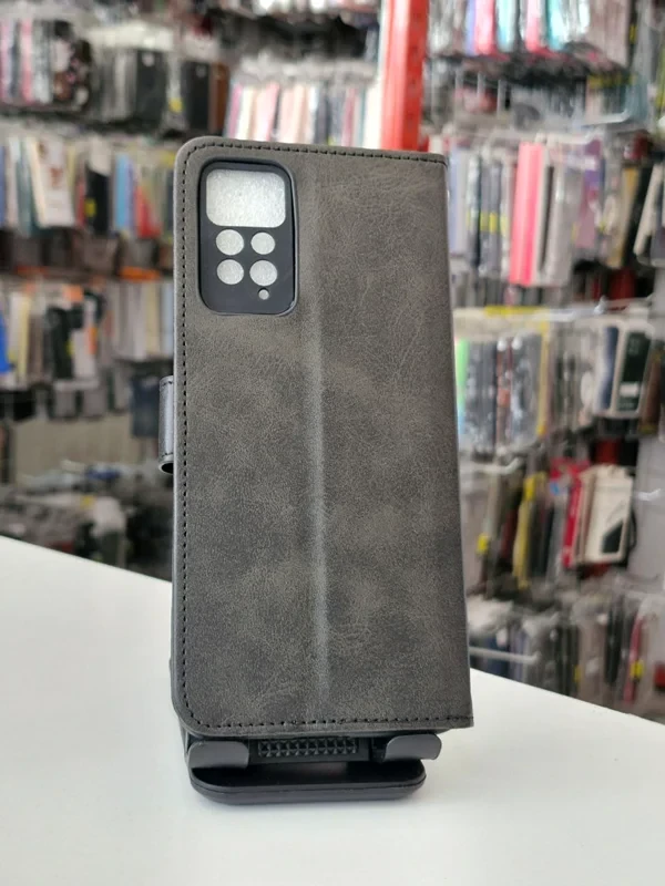 قاب کیفی مگنتی جاکارتی دار مشکی xiaomi note 12 pro 4G