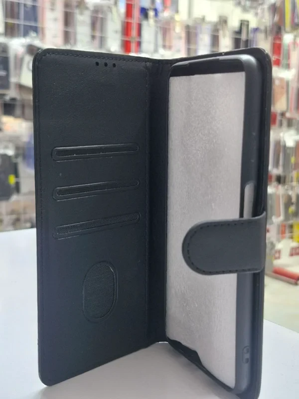 قاب کیفی مگنتی جاکارتی دار مشکی xiaomi redmi 12