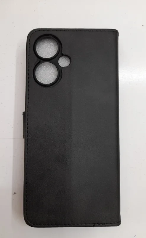 قاب کیفی مگنتی جاکارتی دار مشکی چرم xiaomi poco m6