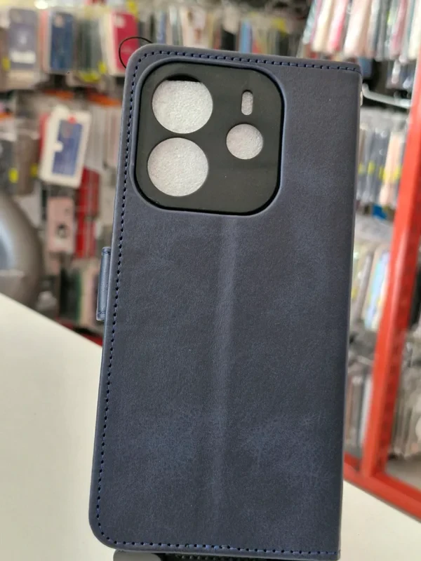 قاب کیفی مگنتی سرمه ای xiaomi note 14 4G