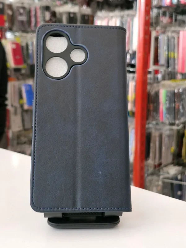 قاب کیفی مگنتی سرمه ای xiaomi redmi 13 4G
