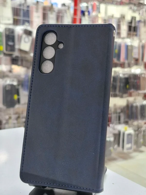 قاب کیفی مگنتی سرمه ای جاکارتی دار سامسونگ Samsung galaxy a25
