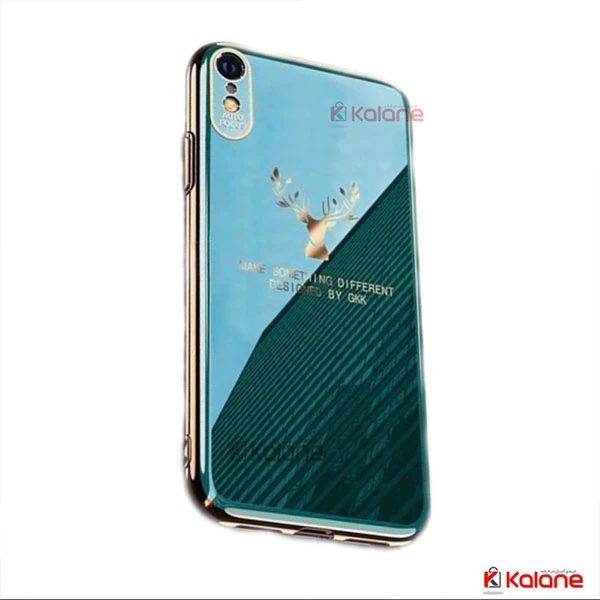 قاب گوزنی GKK گوشی Apple iphone Xs Max مدل Gold Elk