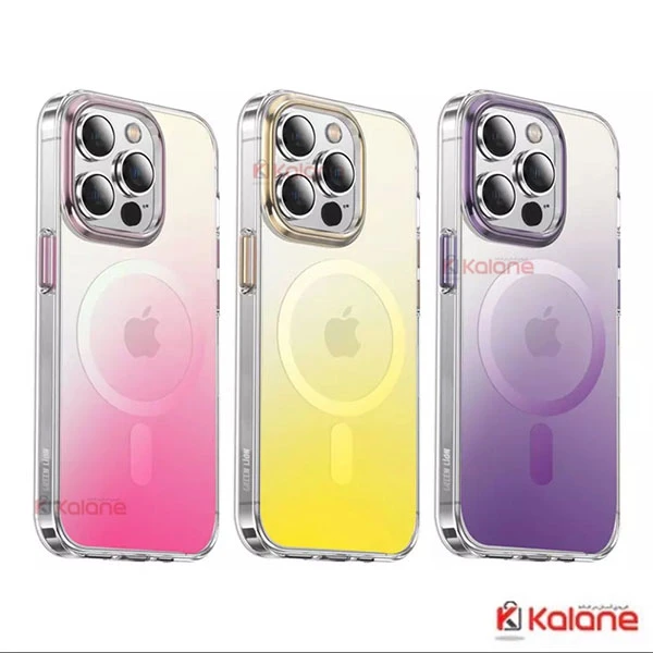قاب گوشی Apple iPhone 14 Pro برند Green Lion مدل Rainbow Magsafe Case