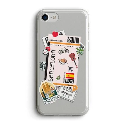 قاب گوشی Barcelona Ticket Stickers