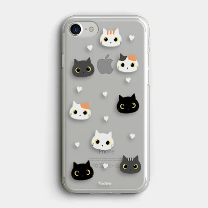 قاب گوشی – Black & White Cats
