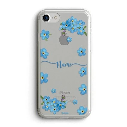 قاب گوشی Forget Me Flower With Name