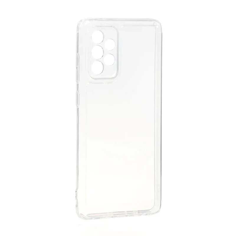 قاب گوشی Galaxy A72 سامسونگ طرح ژله ای شفاف بی رنگ SPACE ایربگ دار محافظ لنز دار