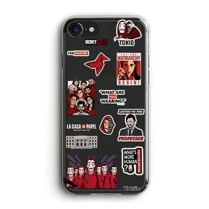 قاب گوشی Money Heist Stickers