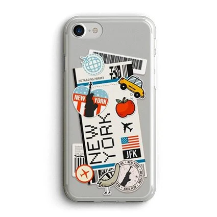 قاب گوشی New York Ticket Stickers