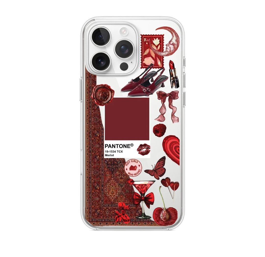 قاب گوشی – Pantone Red