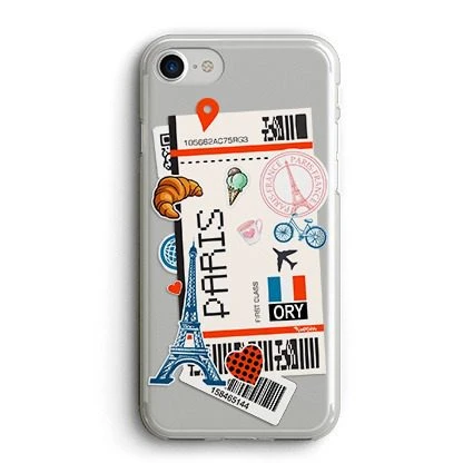 قاب گوشی Paris Ticket Stickers