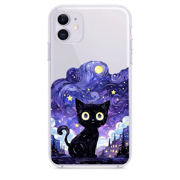 قاب گوشی- Purple Cat