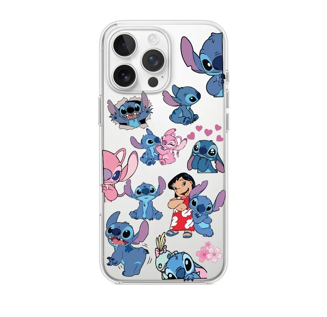 قاب گوشی- Stitch & Lilo