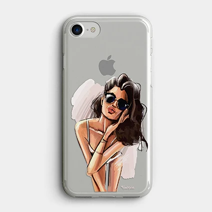 قاب گوشی The Girl With Sunglasses