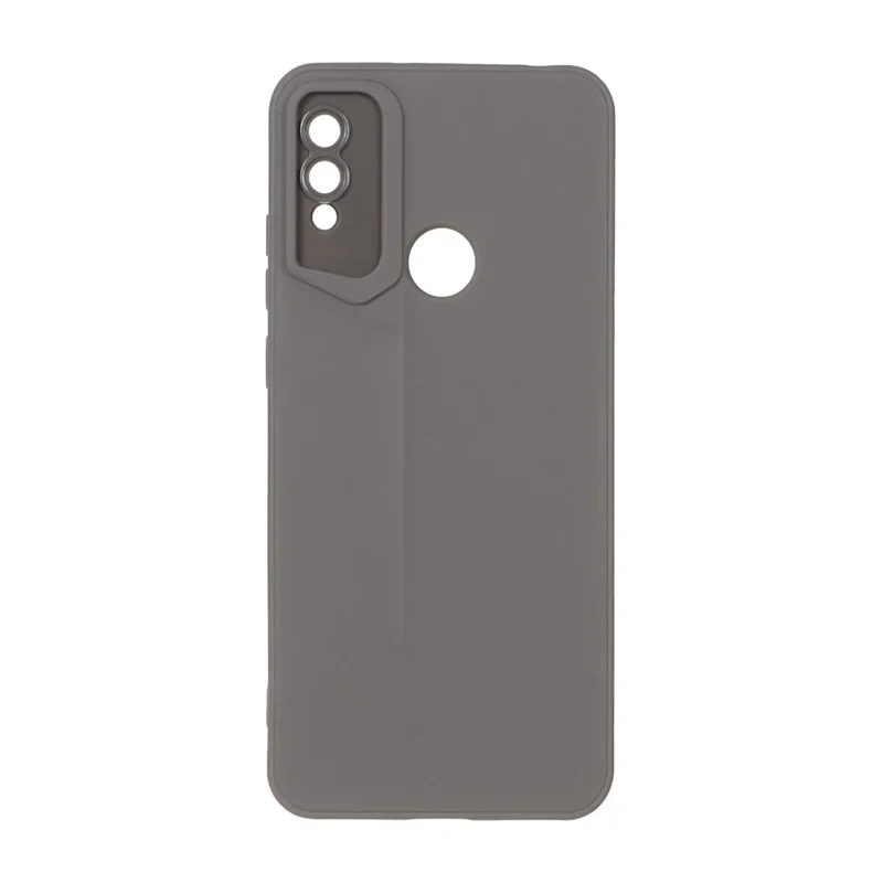 قاب گوشی Y6 2019 - Y6 Prime 2019 - Y6S - Honor 8A هوآوی Porsche Design سیلیکونی ژله ای محافظ لنز دار خاکستری