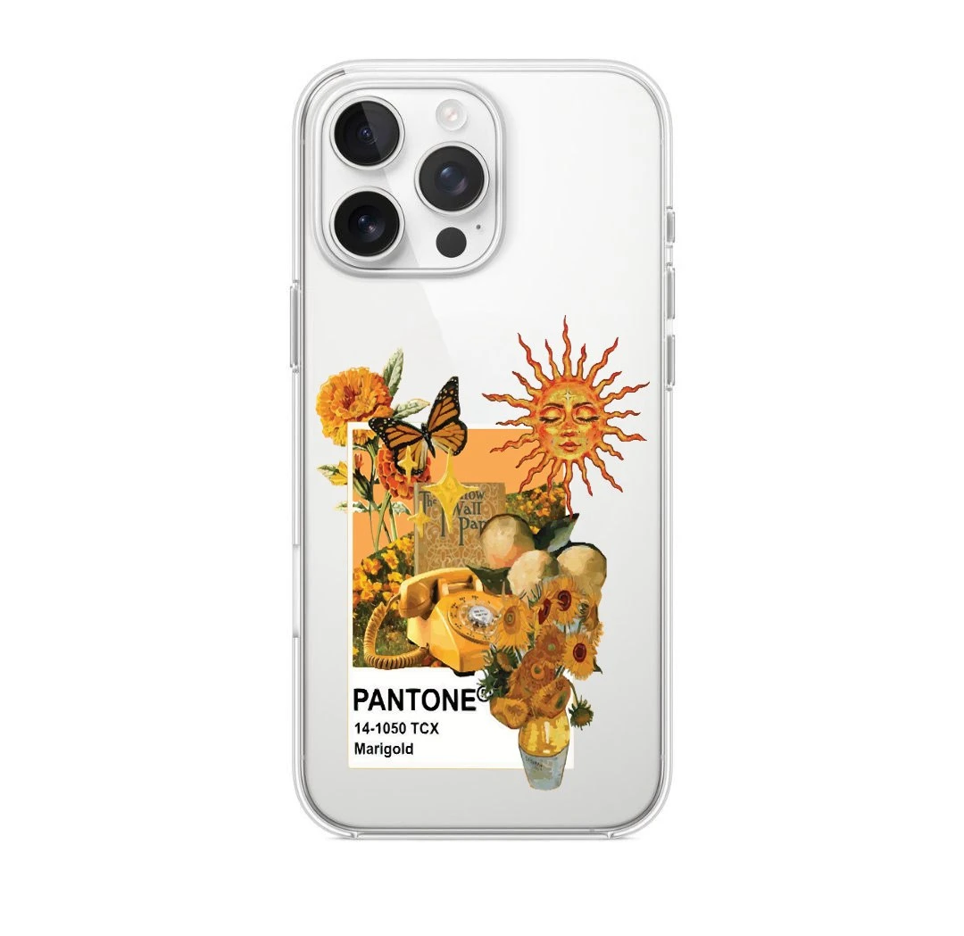 قاب گوشی – pantone marigold-1