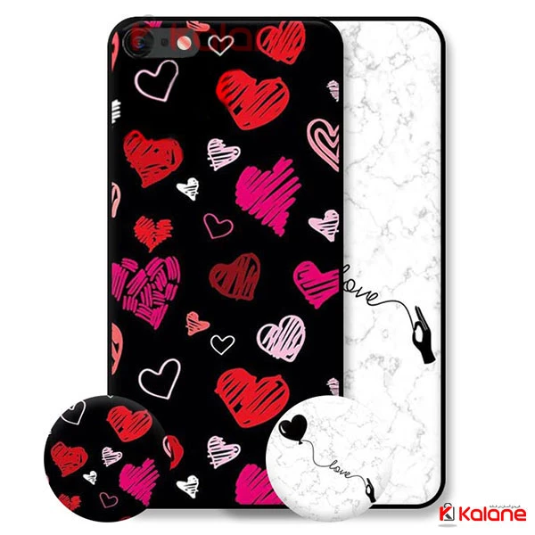 قاب گوشی اپل Apple iPhone SE 2020 به همراه پاپ سوکت طرح Love Art