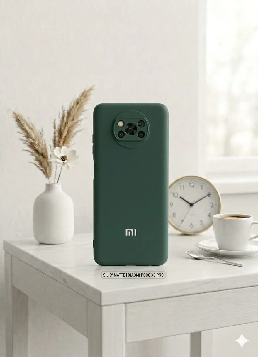 قاب گوشی سلیکونی مناسب برای مدل Xiaomi POCO X3/X3 PRO – سبز