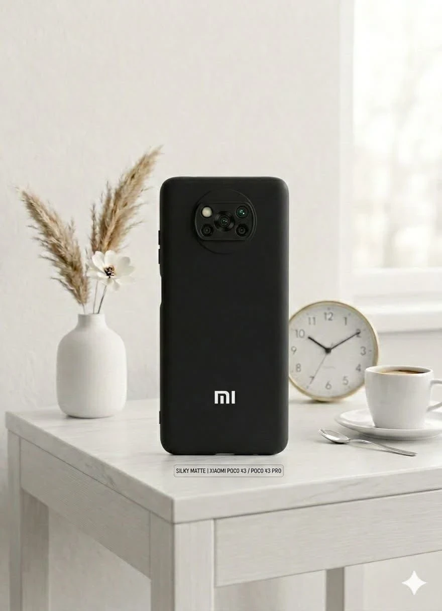 قاب گوشی سلیکونی مناسب برای مدل Xiaomi POCO X3/X3 PRO – مشکی