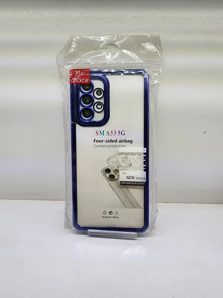 قاب گوشی شفاف ژله ای مناسب برای مدل Samsung A53 – آبی