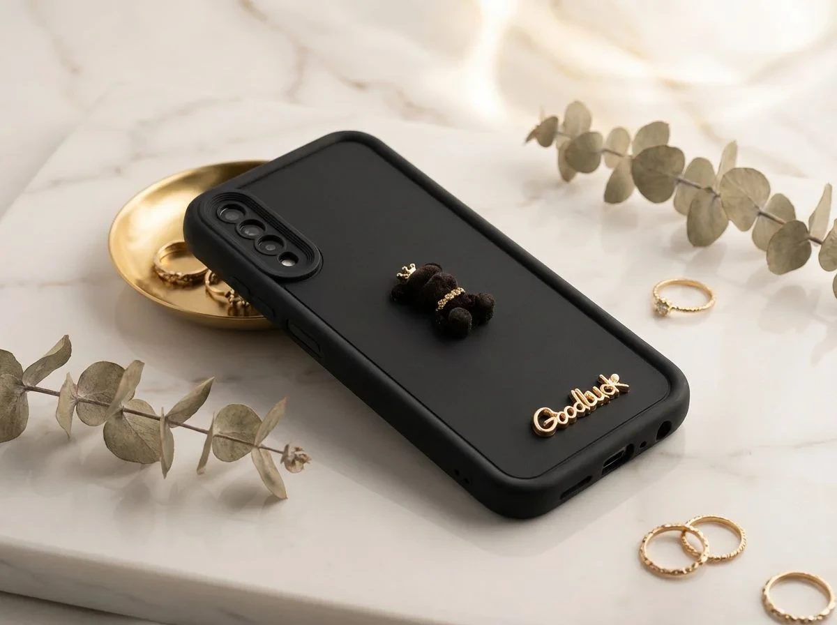 قاب گوشی فانتزی عروسکی ژله ای GOOD مناسب برای مدل SAMSUNG A50 – مشکی