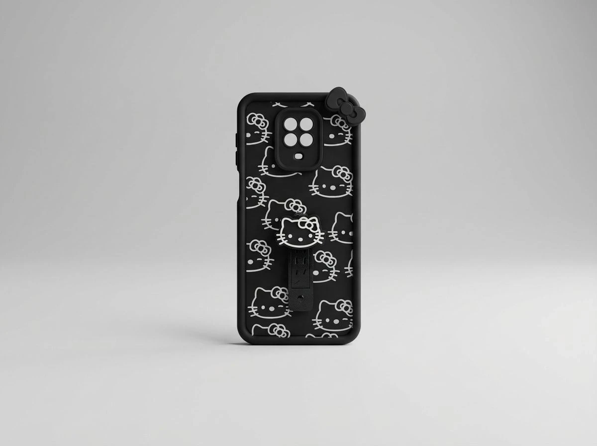 قاب گوشی فانتزی عروسکی ژله ای برجسته مناسب برای مدل XIAOMI NOTE 9 PRO – مشکی