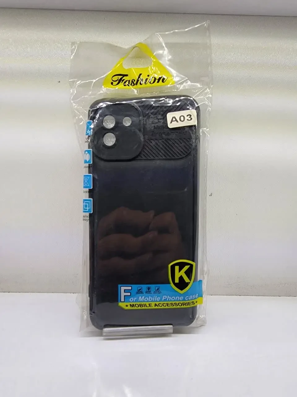 قاب گوشی پروتکت مناسب برای مدل SAMSUNG A03 – مشکی