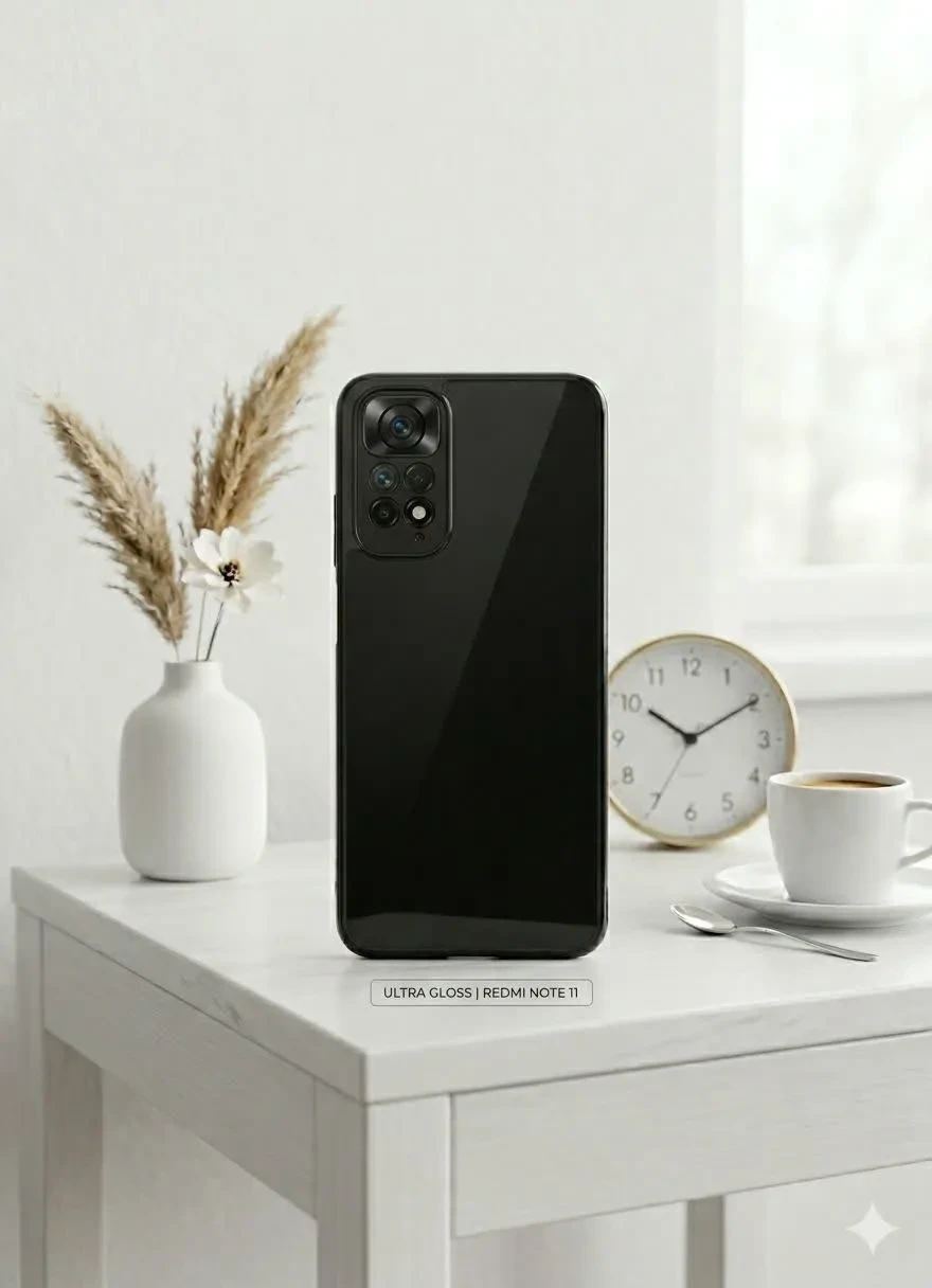 قاب گوشی ژله ای ساده مناسب برای مدل Xiaomi REDMI NOTE 11 – مشکی