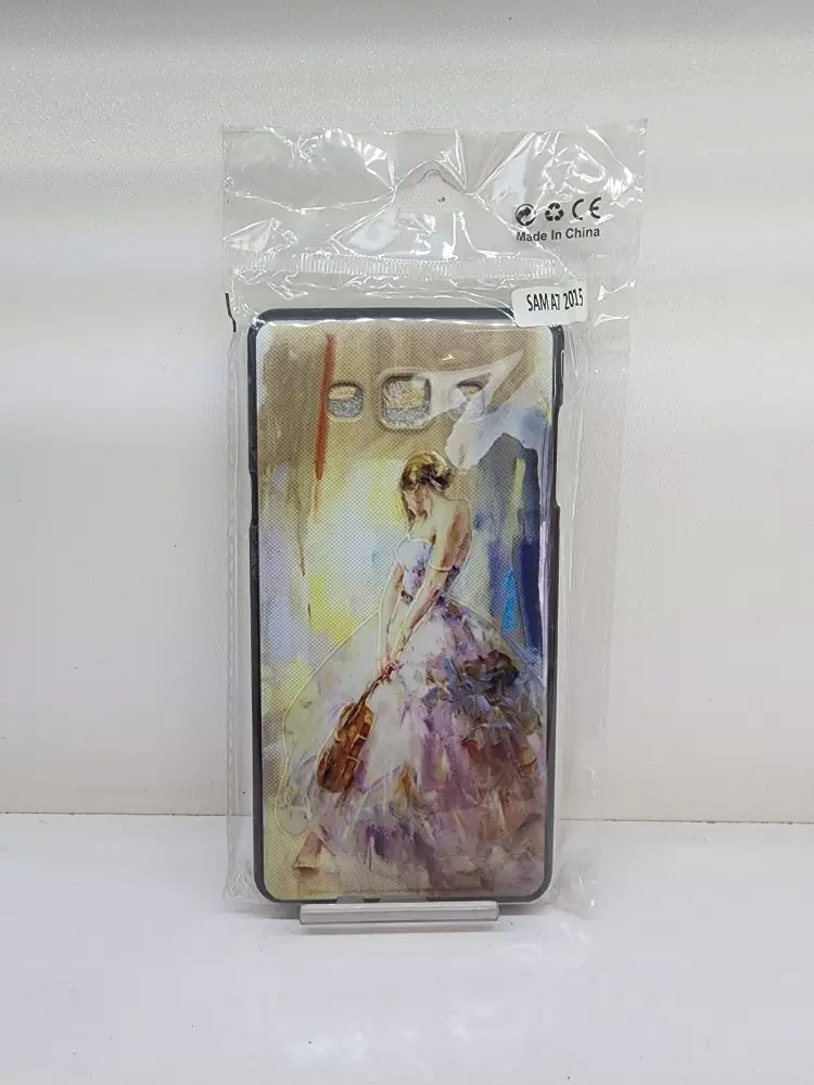 قاب گوشی ژله ای طرح دار مناسب برای مدل SAMSUNG A7 2015 – کد 17
