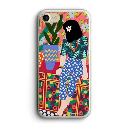 قاب گوشیBotanical Girl Flower