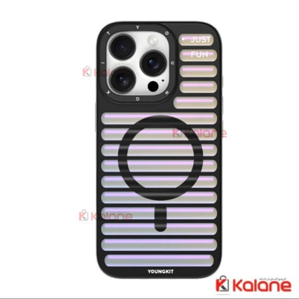 قاب یانگ کیت گوشی Apple iPhone 14 Pro مدل Geek Color-Changing Luggage-Inspired