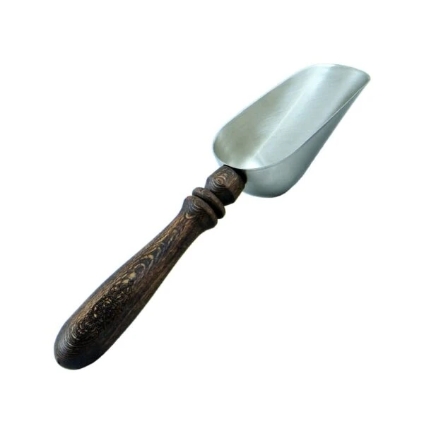 قاشق آجیل خوری مدل فلزی چوبی کد WS-00034