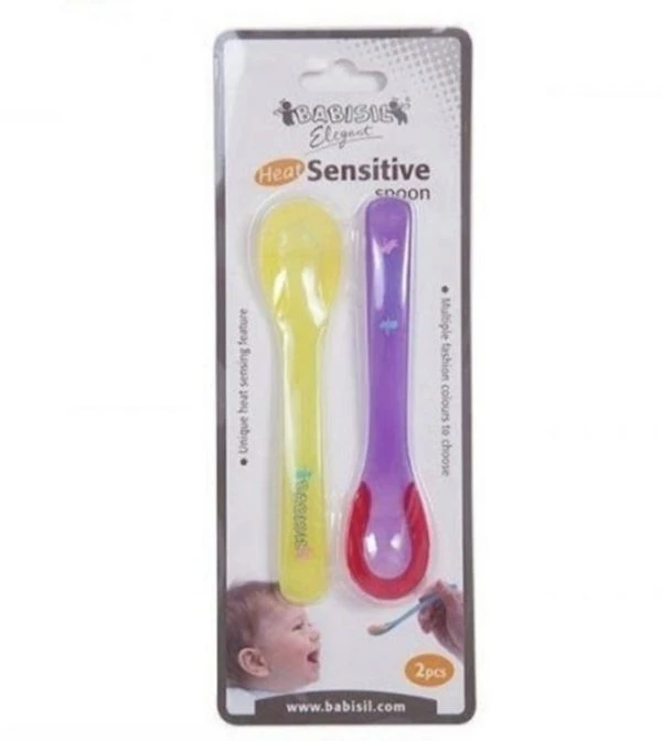 قاشق حرارتی ۲ عددی بی‌بی سیل (Baby Seal Thermal Spoon Set)