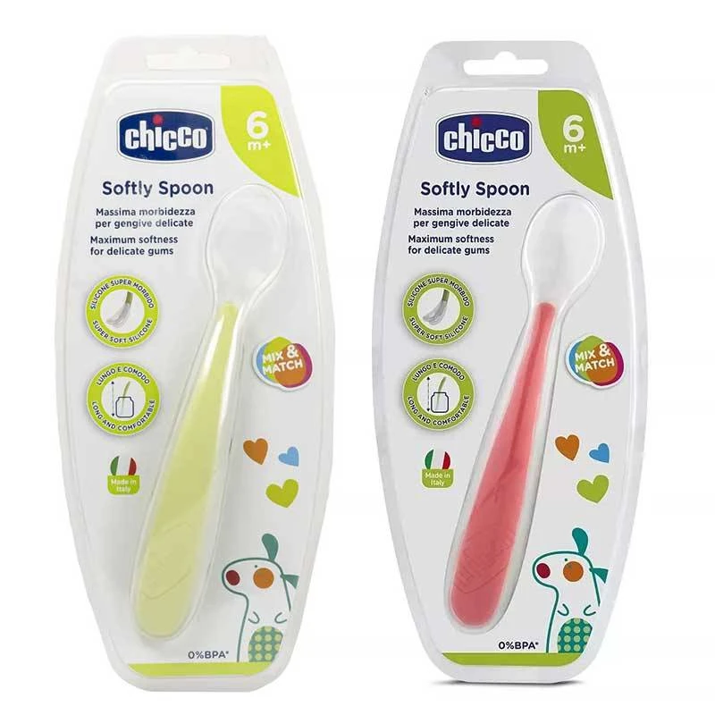قاشق سر سیلیکون چیکو اورجینال 628510 chicco
