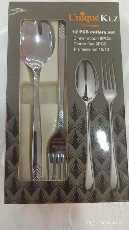 قاشق و چنگال یونیک ( ضخیم )