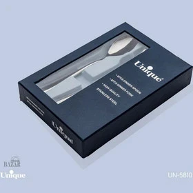 قاشق و چنگال یونیک مدل UN5810 از استیل