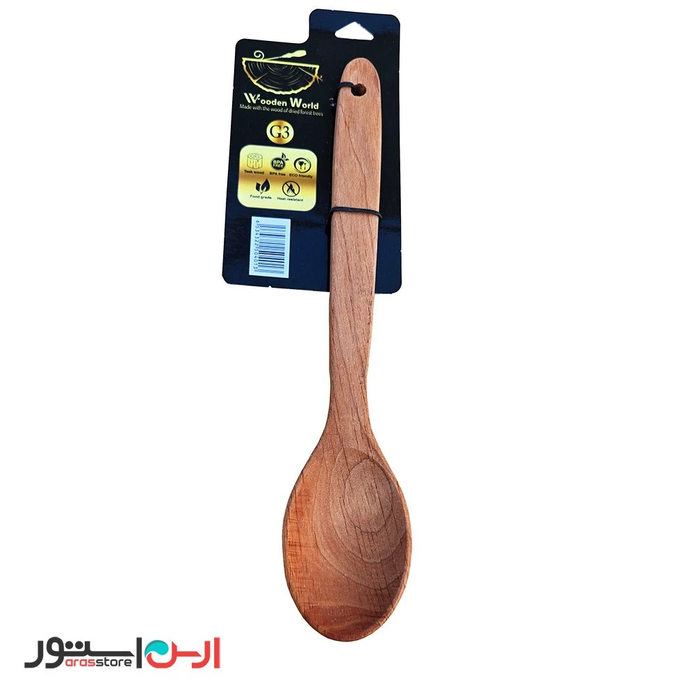 قاشق چوبی آشپزی 23.5 سانتی توسکا
