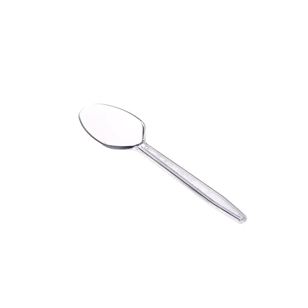قاشق یکبار مصرف لدرلی شفاف طب پلاستیک (2000 عدد)
